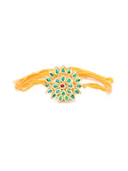 Designer kundan Rakhi - Ruby Raang - Distacart