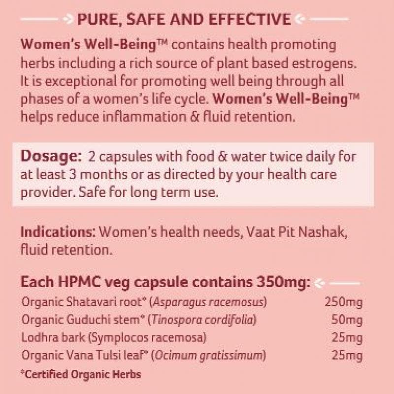 Organic India Women Well Being Capsules - Distacart