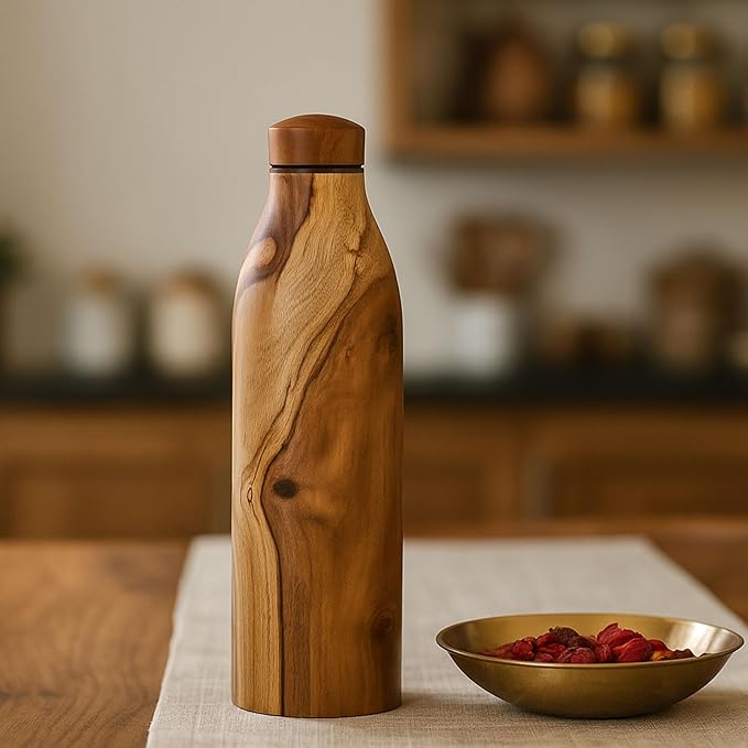 Wood estate Wooden Copper Water Bottle
