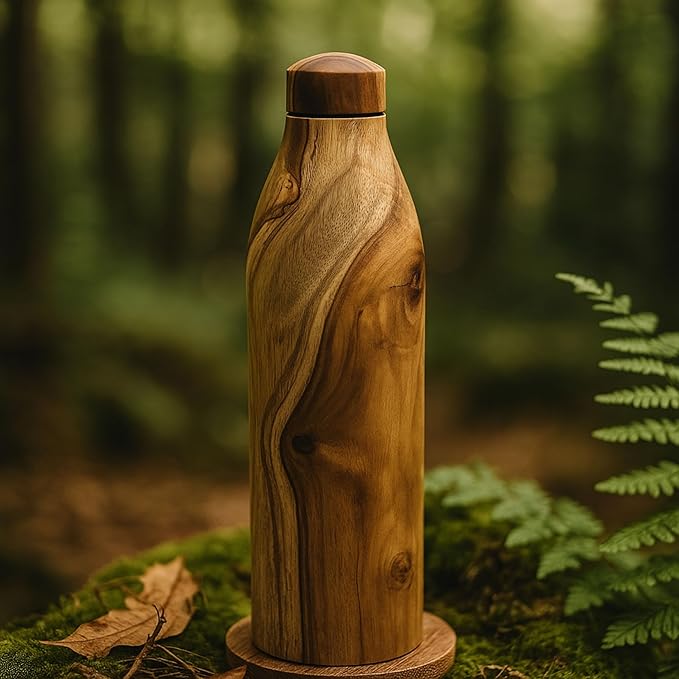 Wood estate Wooden Copper Water Bottle