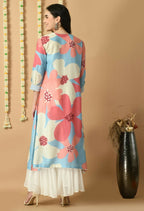 Joban Fashion Print Maslin Kurta Set