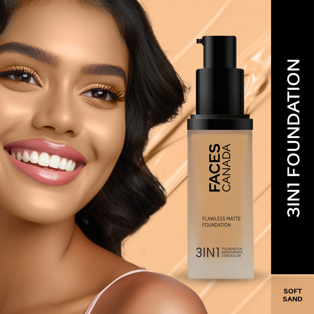 Faces Canada Flawless Matte Foundation - Soft Sand 041