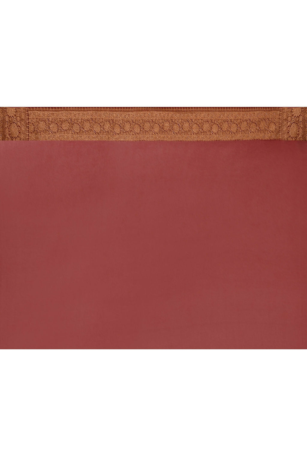 Joban Fashion Crème Crepe Chiffon Pure Handloom Banarasi Silk Saree