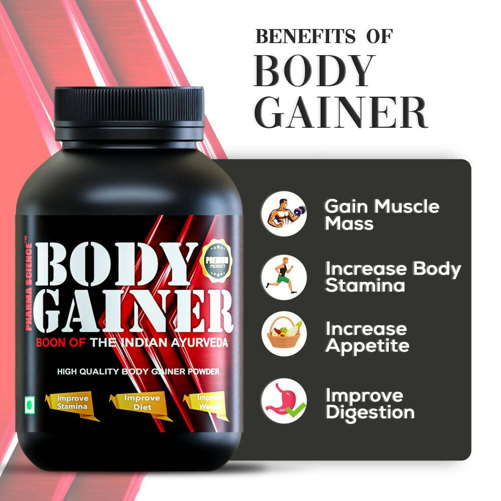 Pharma Science Muscle Mass & Weight Gainer Supplement Powder for Men and Women - Distacart