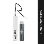 Elitty Black Pop Color Matte Finish Liquid Eyeliner - Dark Matter-Black