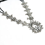 Mominos Fashion Johar Kamal Women Silver-Plated Brass Finish Rani Haar Statement Necklace - Distacart