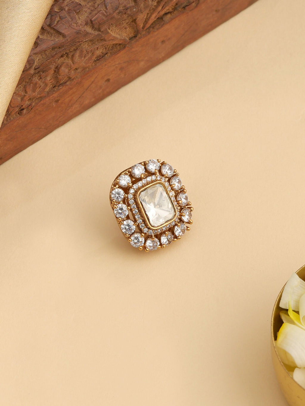 Ruby Raang Silken Floral Hair Pin