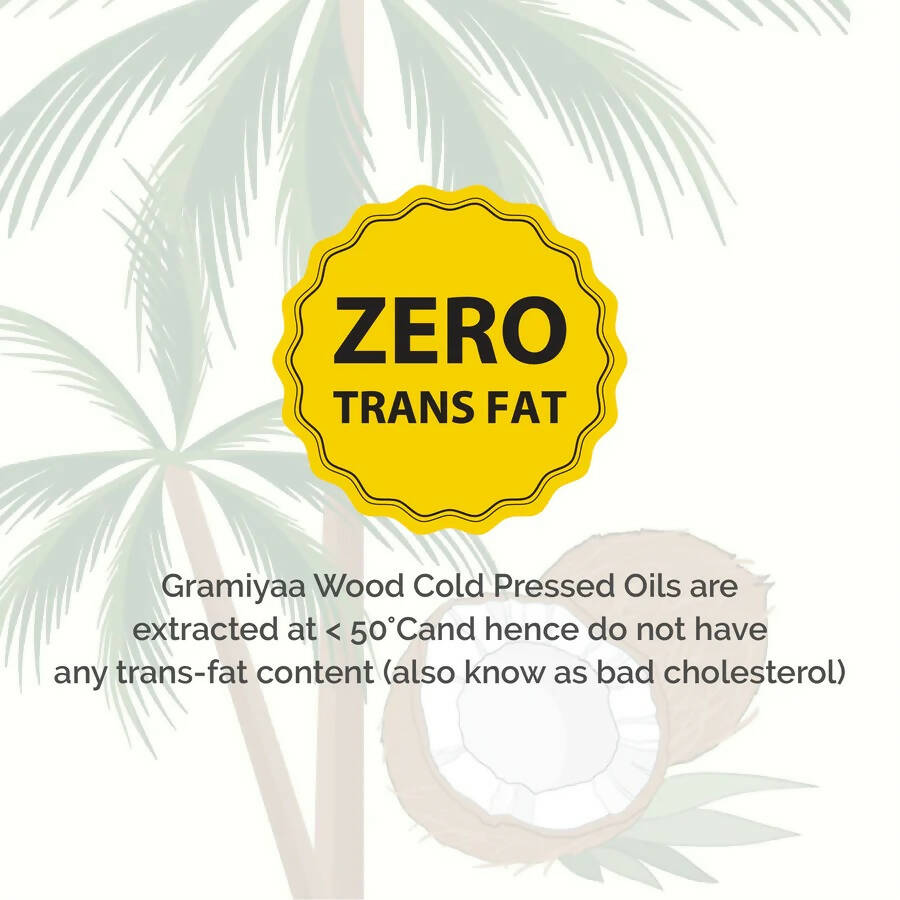 Gramiyaa Wood Cold Pressed Coconut Oil - Distacart