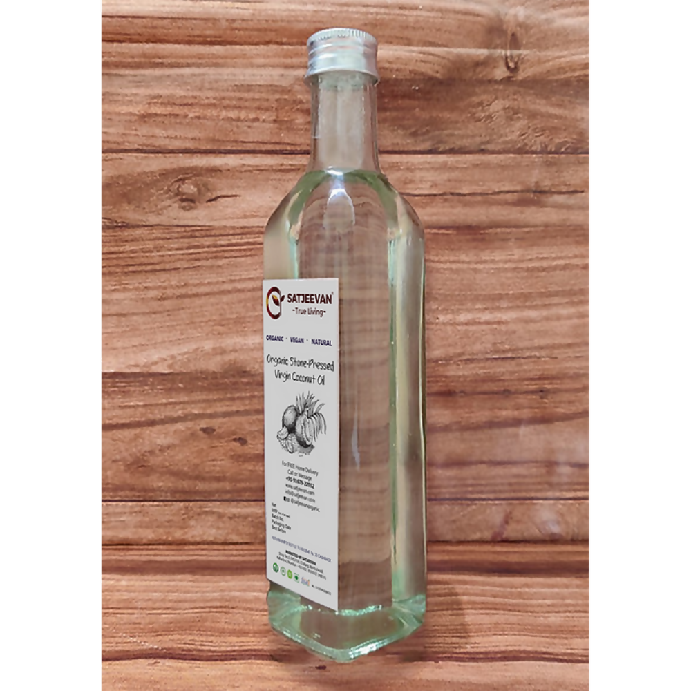 Satjeevan Organic Stone-Pressed Virgin Coconut Oil - Distacart