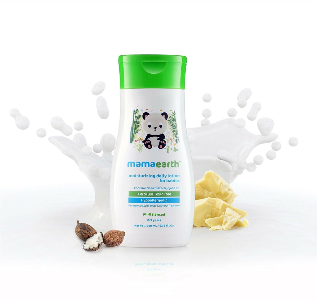 Mamaearth Moisturizing Baby Bathing Soap Bars & Daily Moisturizing Lotion