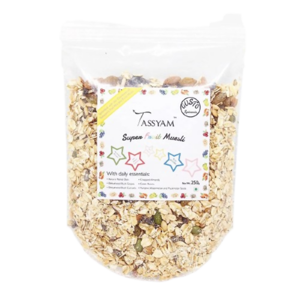 Tassyam Organics Super Fruit Muesli - Distacart