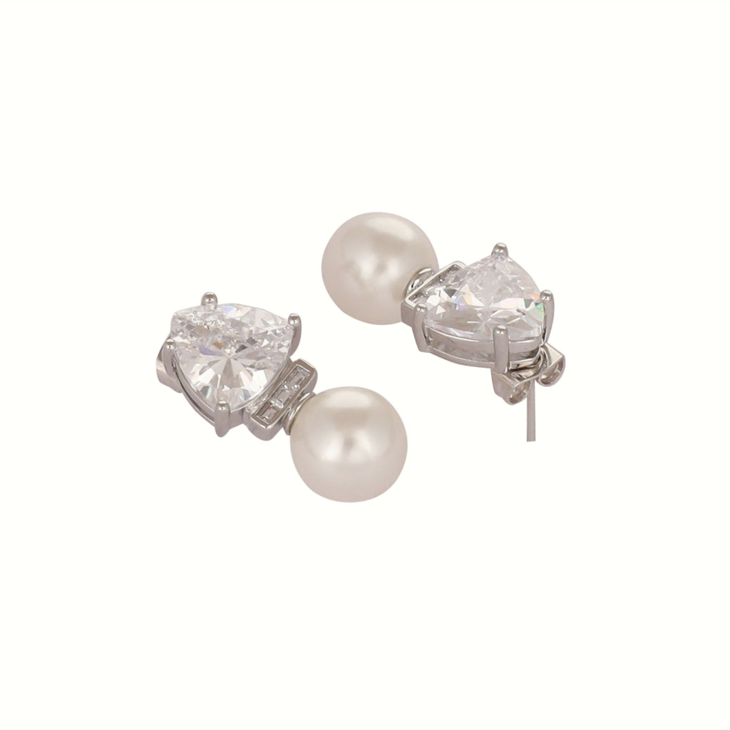 Nuyug Pearl Elegance Anti Tarnish Studs - Distacart