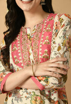 Joban Fashion White Maslin Kurta Set