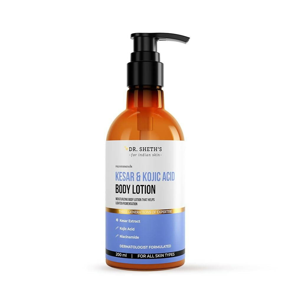 Dr. Sheth's Kesar & Kojic Acid Daily Pigmentation Correction Face Cream & Body Lotion