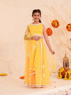 Joban Fashion Girl's Yellow Color Lehenga Choli