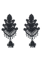 Mominos Fashion Johar Kamal Latest Design Black Color Earrings - Distacart