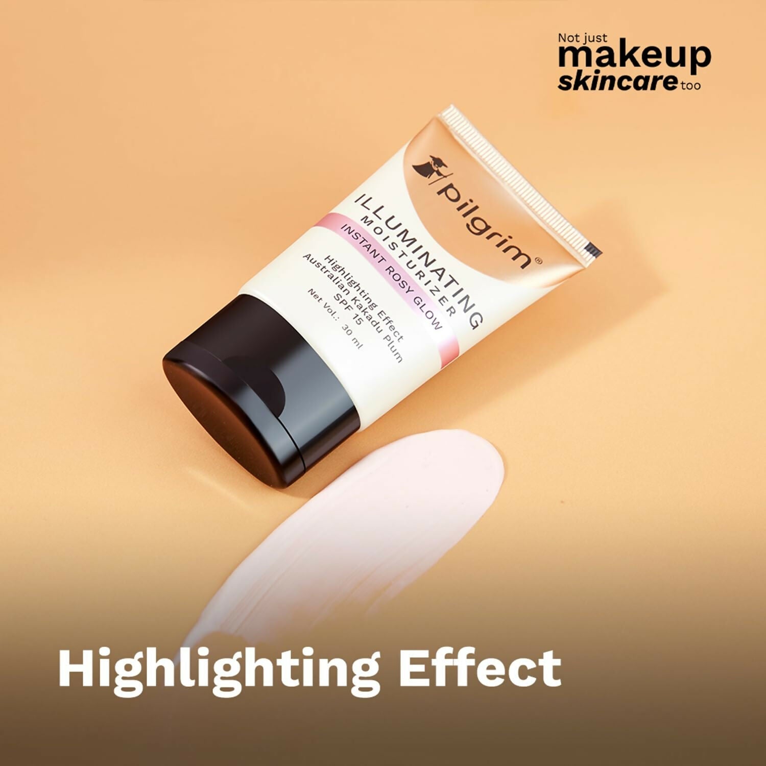 Pilgrim Illuminating Moisturizer For Instant Rosy Glow & SPF 15 with Australian Kakadu Plum - Distacart