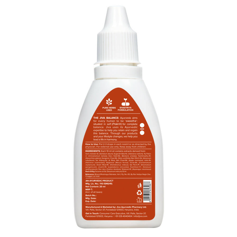Jiva Ayurveda Anu Oil - Distacart