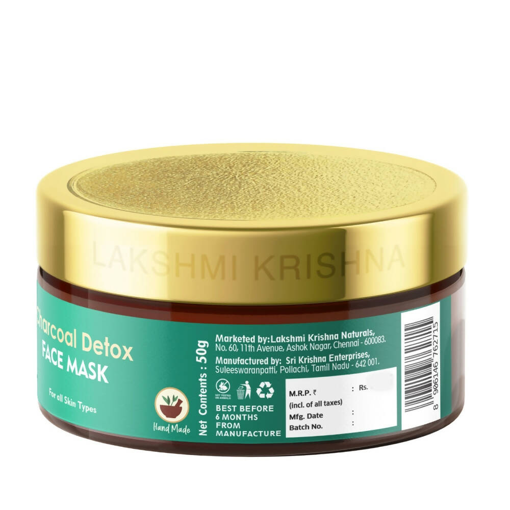 Lakshmi Krishna Naturals Charcoal Detox Face Mask