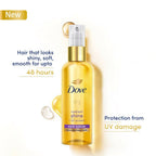 Dove Radiant Shine + UV Protect Hair Serum - Distacart