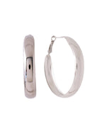NVR Women Silver Plated Hoop Earrings - Distacart