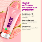 PLIX The Plant Fix Guava Glow Regime With Cleanser With 10% Vitamin C Serum & Invisible Sunscreen