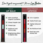 Organic Harvest Organic Lip Balm 5 in 1