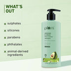 Plum Avocado & Argan Oil Sulphate-Free Shampoo For Frizzy Hair