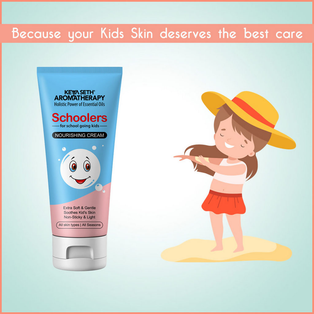 Keya Seth Aromatherapy Schoolers Nourishing Cream Gentle & Safe, Intensive Moisturizing