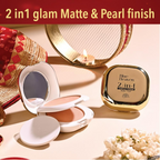 Blue Heaven 2-In-1 Matte + Pearl Compact Powder - Honey