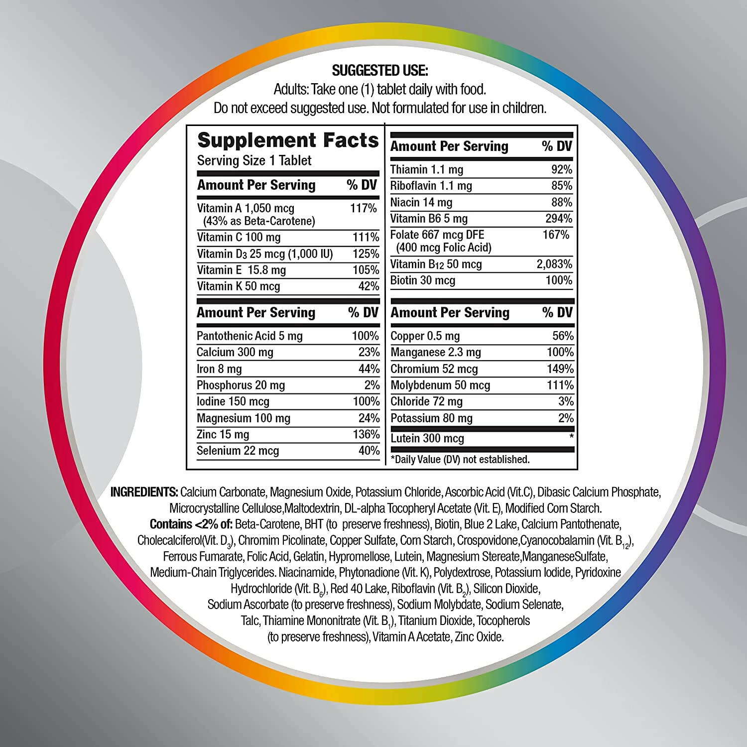 Centrum Silver Women 50+ Multivitamin Tablets - Distacart