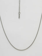 NVR Women's Silver-Toned German Silver Oxidised Chain