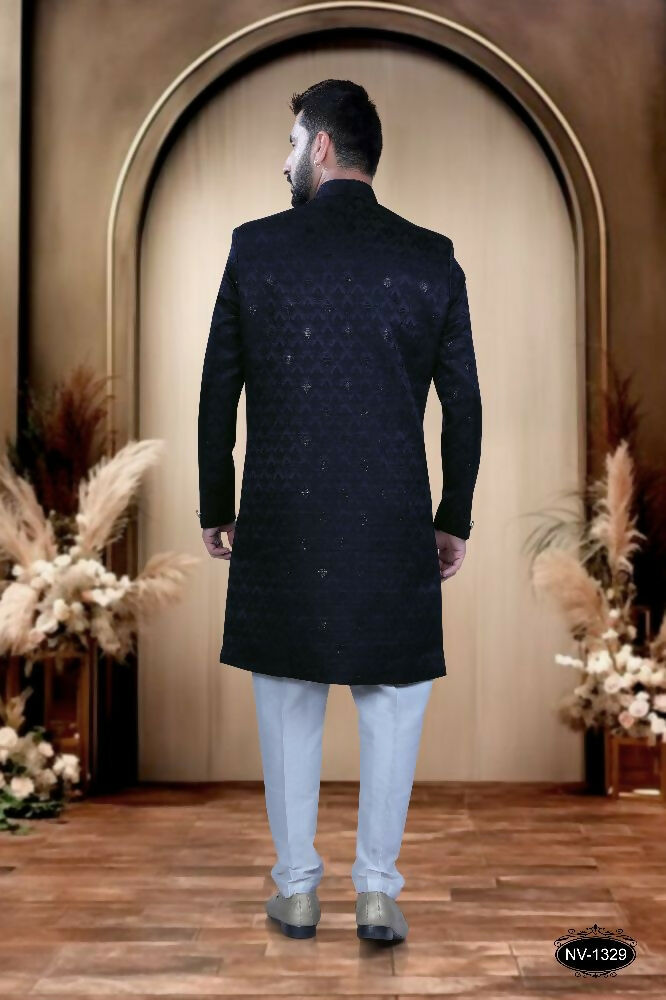 Joban Fashion Men's Blue TR Kurta with Pyjama