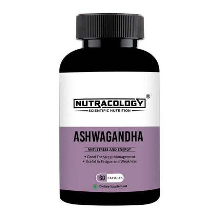 Nutracology Ashwagandha Tablets For Stamina Energy and Strength