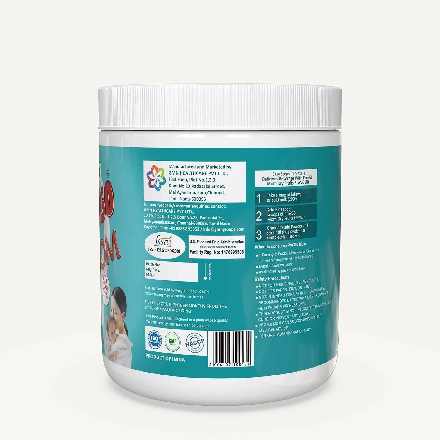 Pro360 MOM Maternal Nutrition Protein Powder For Pregnant Women - Distacart