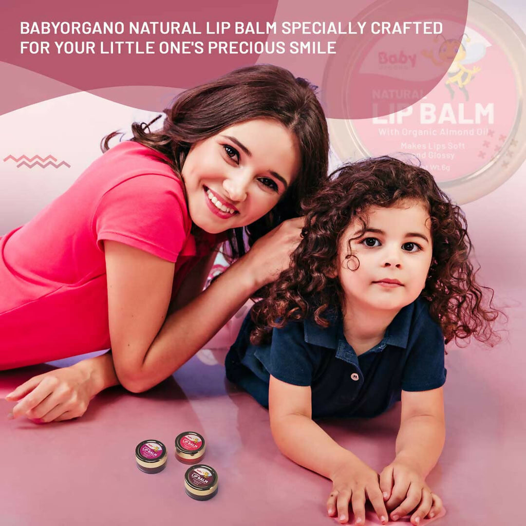 Babyorgano Natural Lip Balm - Strawberry Flavor