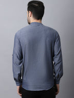 Even Apparels Grey Pure Cotton Kurta With Side Placket - Distacart