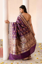Joban Fashion Pure Katan Pure Handloom Banarasi Silk Saree