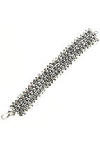 Mominos Fashion Kamal Johar Oxidised Silver-Plated Bracelet - Handcraft