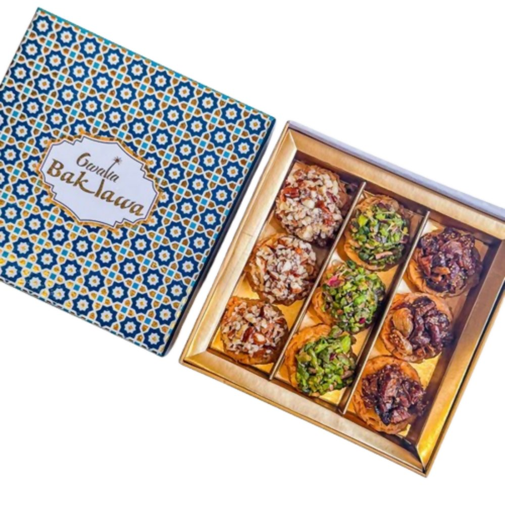 Gwalia Sweets Assorted Tart Baklawa Box - Distacart