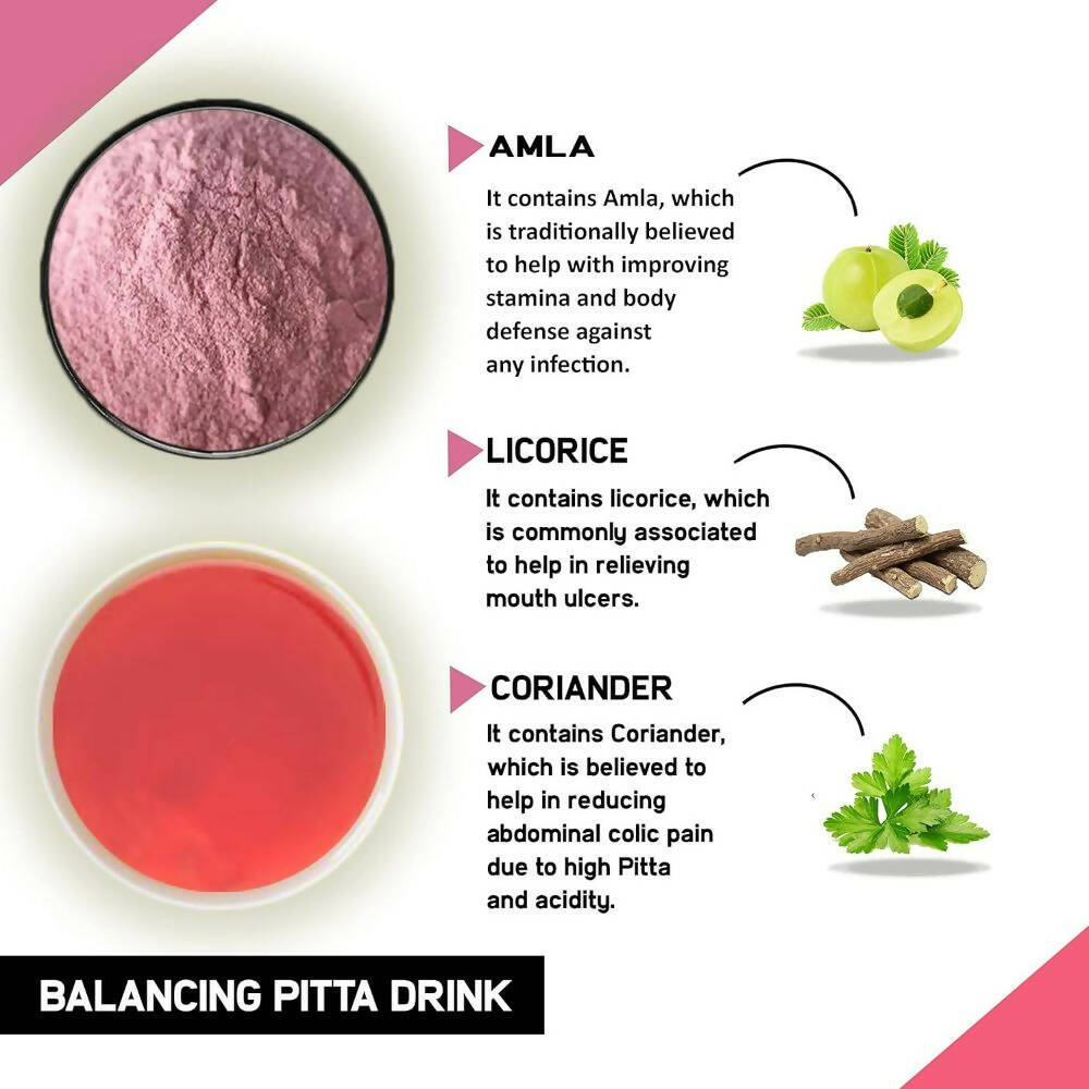 Just Vedic Balancing Pitta Drink Mix - Distacart