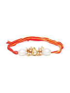 Designer kundan Rakhi - Ruby Raang - Distacart