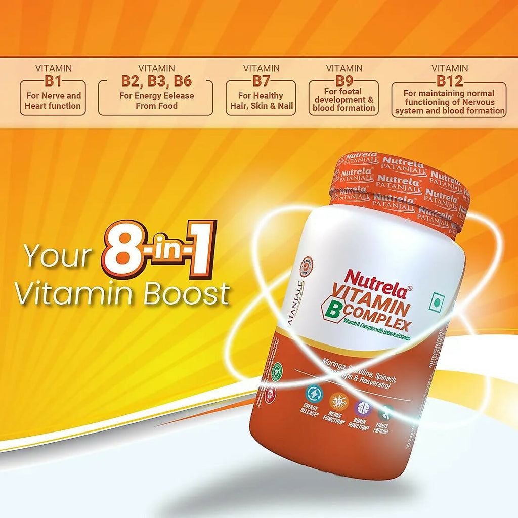 Patanjali Nutrela Vitamin B-complex Capsules - Distacart