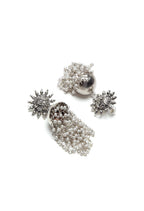 Mominos Fashion Johar Kamal Silver-Plated Earrings With Pearls Jhumkas - Distacart