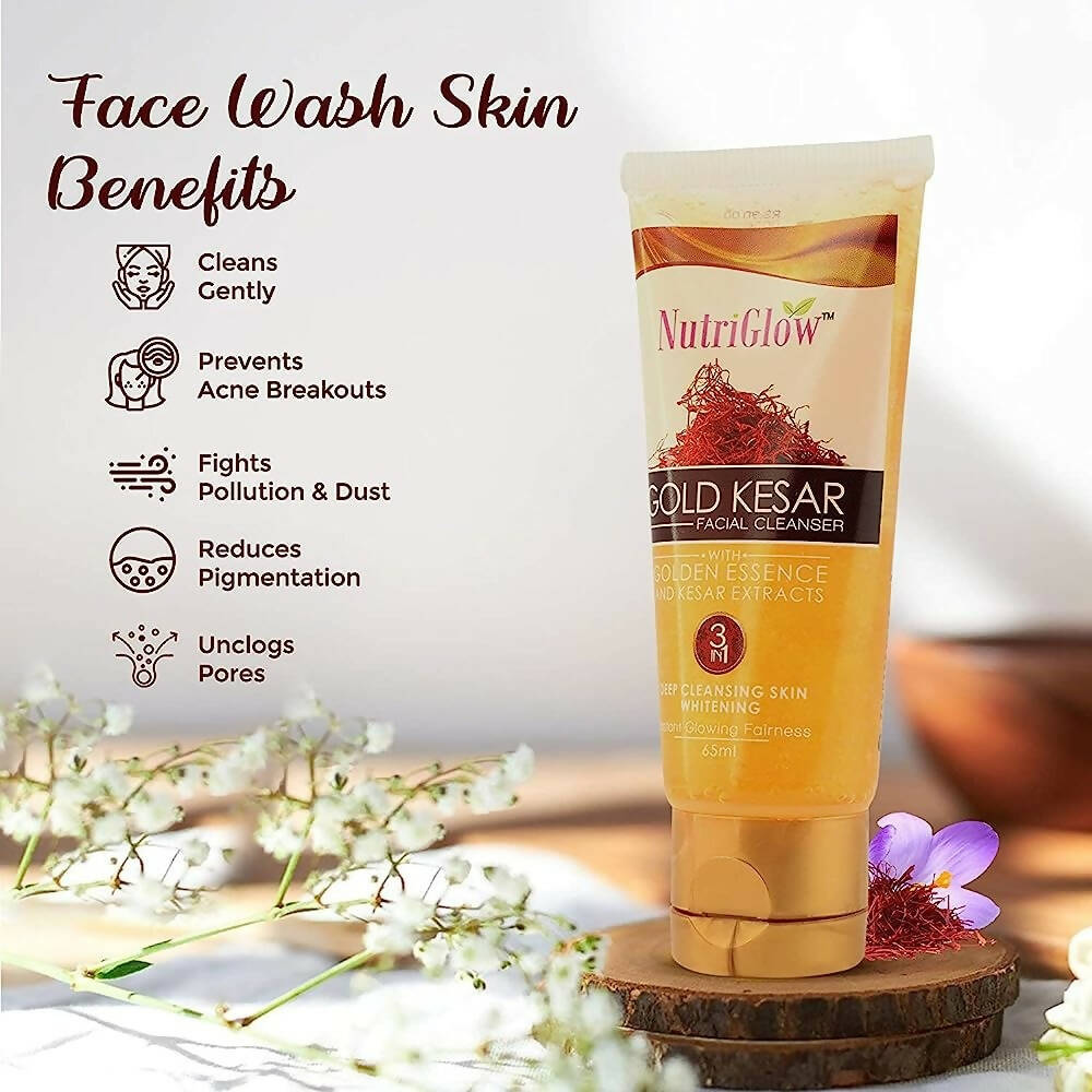 NutriGlow Gold Kesar Face Wash - Distacart