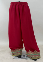 Lorenvalley Fashion Pink Chinon Embroidery With Sequince Work Salwar Kameez Stitched