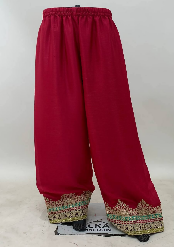Lorenvalley Fashion Pink Chinon Embroidery With Sequince Work Salwar Kameez Stitched