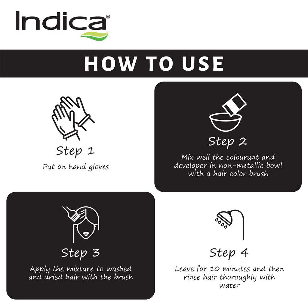 Indica Creme 10 Minutes Hair Color Long Lasting Colour