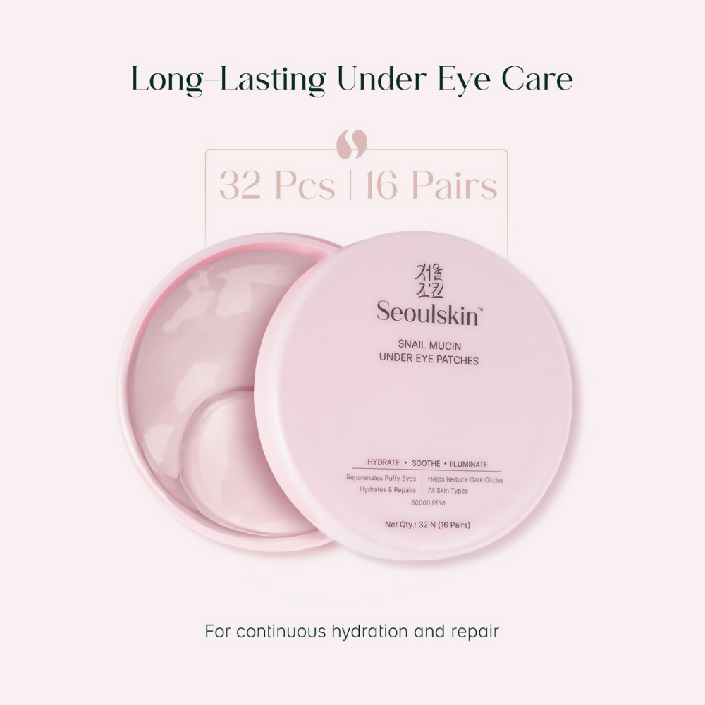 Seoulskin Snail Mucin Under Eye Serum Patches - Distacart