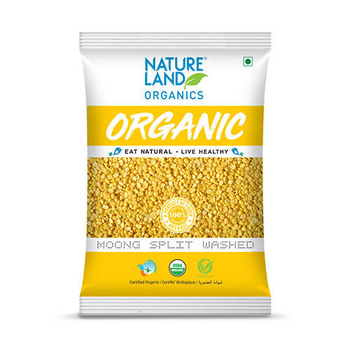 Nature Land Organics Moong Split Washed - Distacart